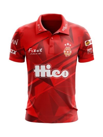 Islamabad United PSL Shirt 2025 official red jersey front view