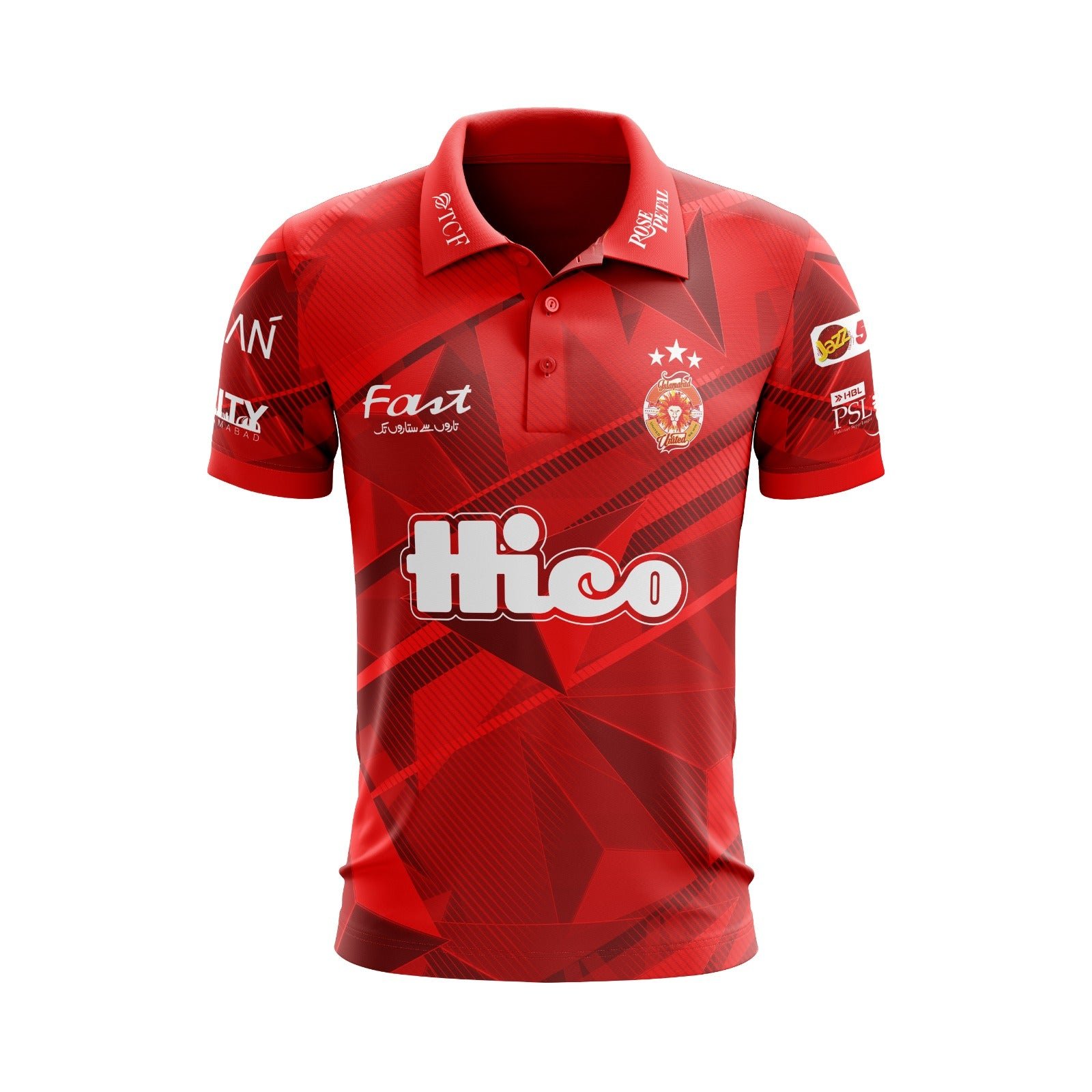 Islamabad United PSL Shirt 2025 official red jersey front view