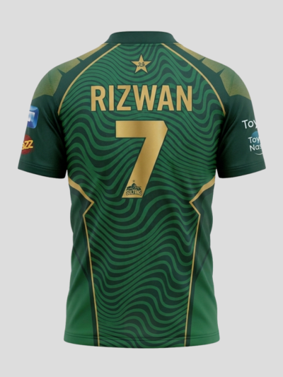 Multan Sultans PSL Shirt green jersey back view
