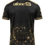 Peshawar Zalmi PSL Away Shirt 2026 black jersey back view