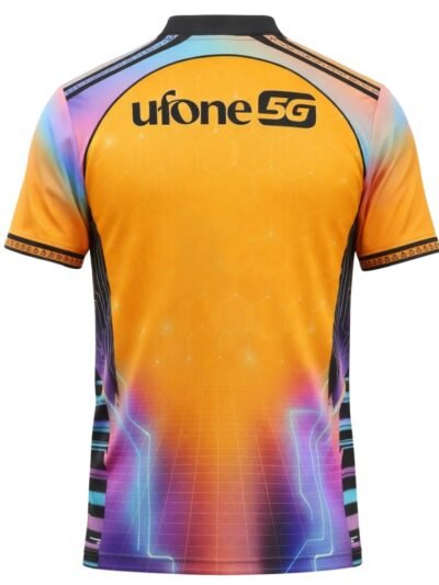 Peshawar Zalmi PSL Shirt 2026 holographic jersey back view