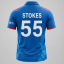 Ben Stokes England player jersey back view with number 55