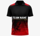 Custom Cricket Jersey – Black & Red Lion Edition (Personalized Team Name, Name & Number)