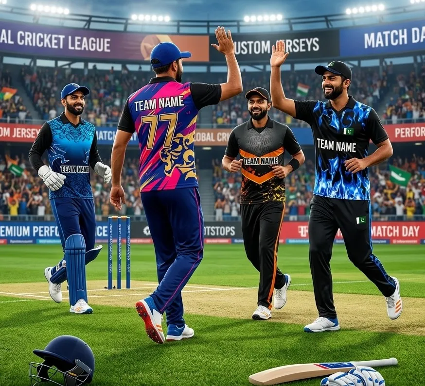 Custum cricket shirts