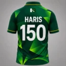 Haris Rauf Pakistan player jersey back view with number 150