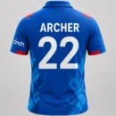 Jofra Archer England player jersey back view with number 22