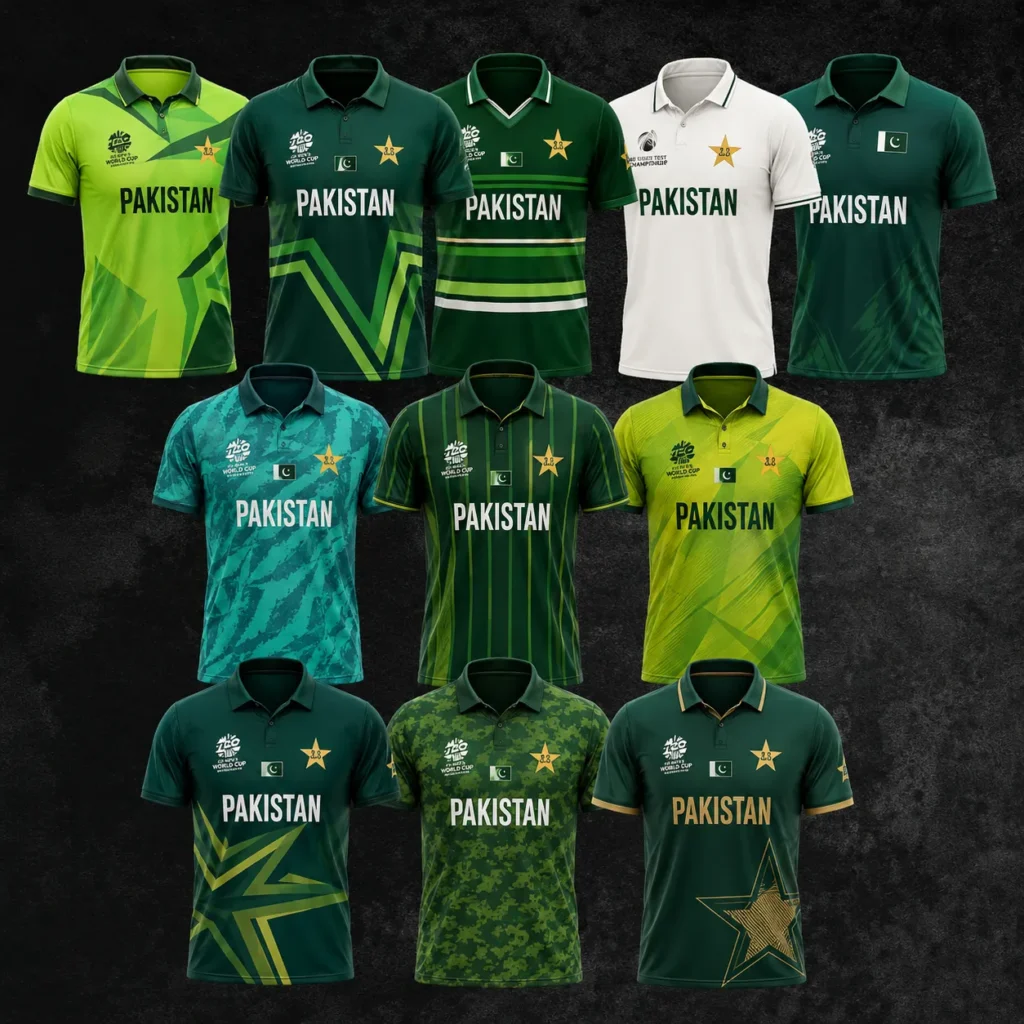 Orignal quality cricket shirts in Pakistan