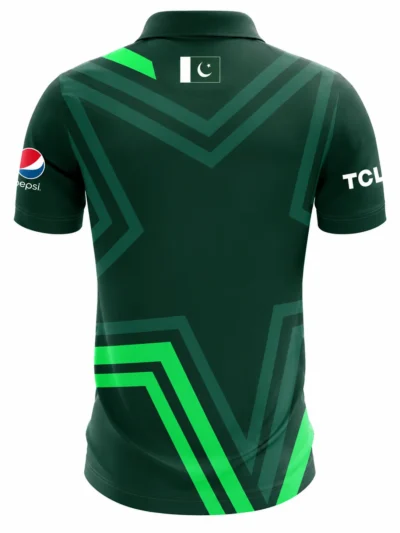 Pakistan ODI cricket team shirt back view