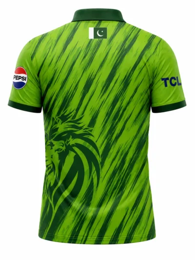 Pakistan T20 cricket team shirt back view green fan edition