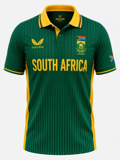 South Africa players jersey front view