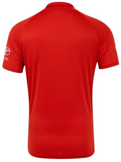 England T20 World Cup 2026 Jersey red shirt back view