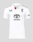 England Test Cricket Jersey official white shirt front view