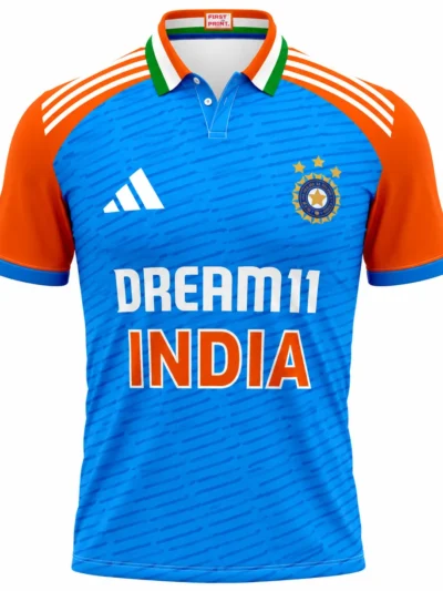 indian teams players jersey front view