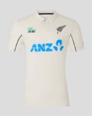 New Zealand Test Cricket Jersey official cream shirt front view